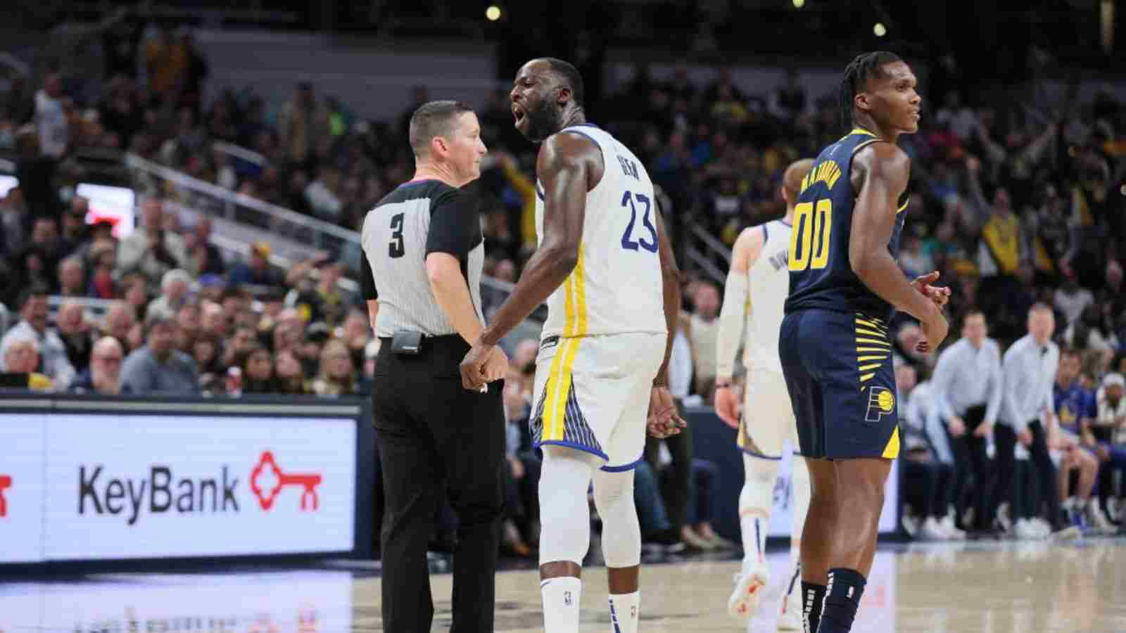 “That time of the month for Dray”- Indiana Pacers bench tells Draymond Green ‘to take his bi**h a** outta here’ after another painful ejection, fans react